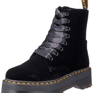 Dr. Martens NEW JADON VELVET PLATFORM BOOTS